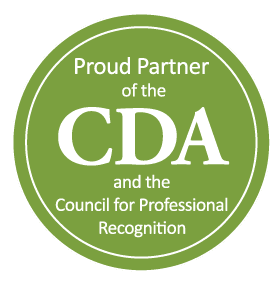 Logo for proud partner of the CDA Council and the Council for Professional Recognition