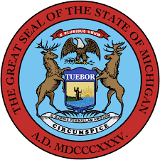 The great seal of the State of Michigan