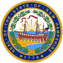 The great seal of the State of New Hampshire