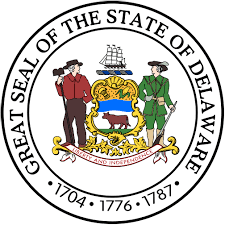 The great seal of the State of Delaware