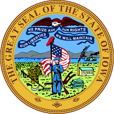 The great seal of the State of Iowa