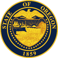 The great seal of the State of Oregon
