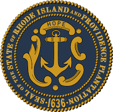 The great seal of the State of Rhode Island