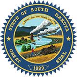 The great seal of the State of South Dakota