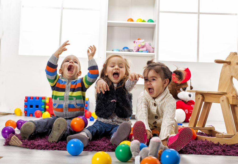 Children engaged in imaginative play with costumes